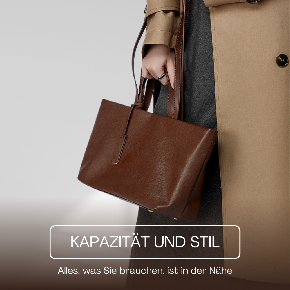 BERK | Tote Tasche aus weichem Leder mit großem Fassungsvermögen