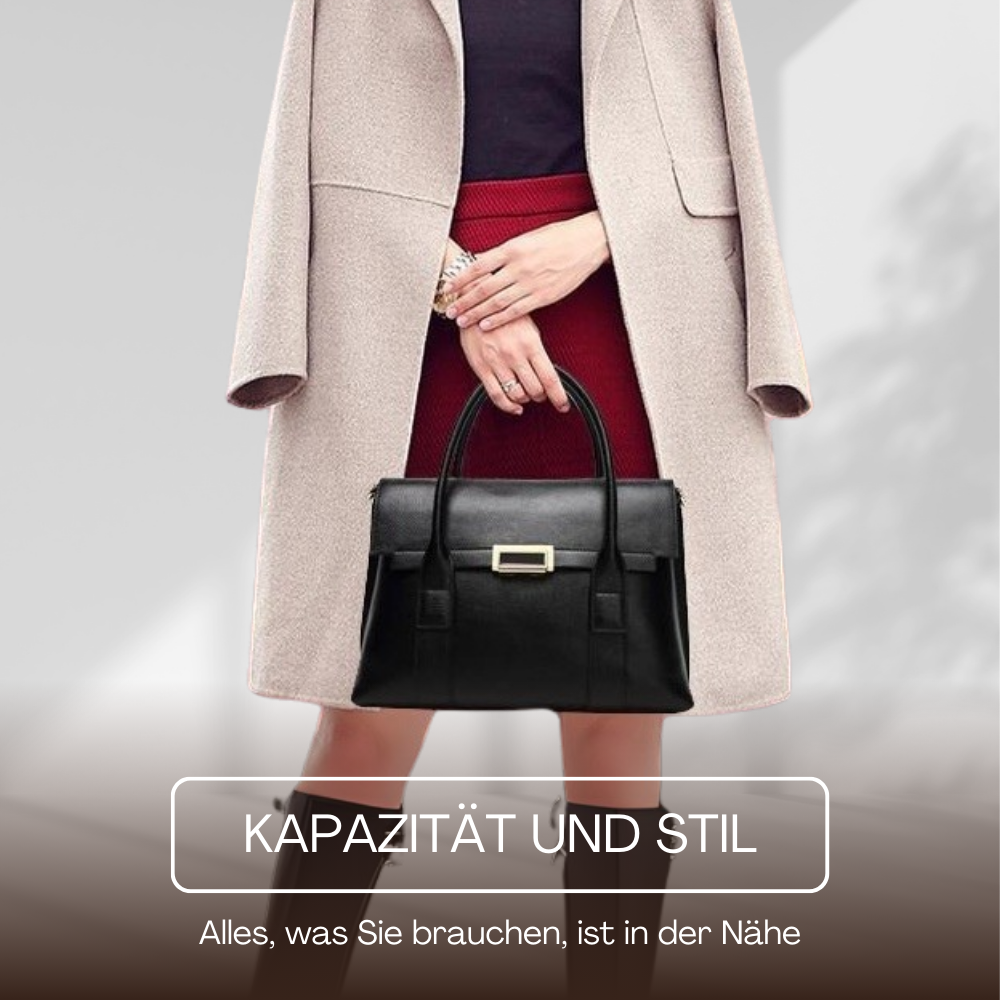 BERK | Echtes Leder Schloss Schnalle Tasche