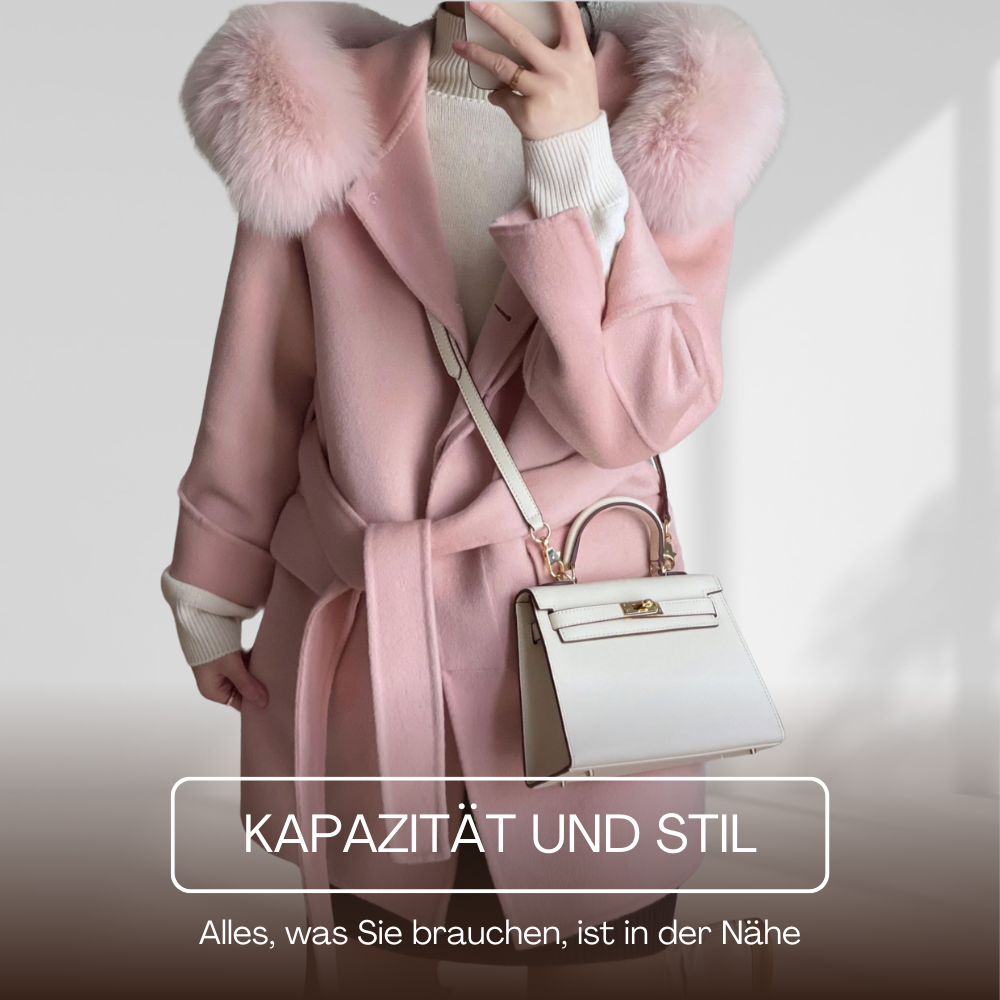BERK | Elegante Lederhandtasche mit Seitenriemen