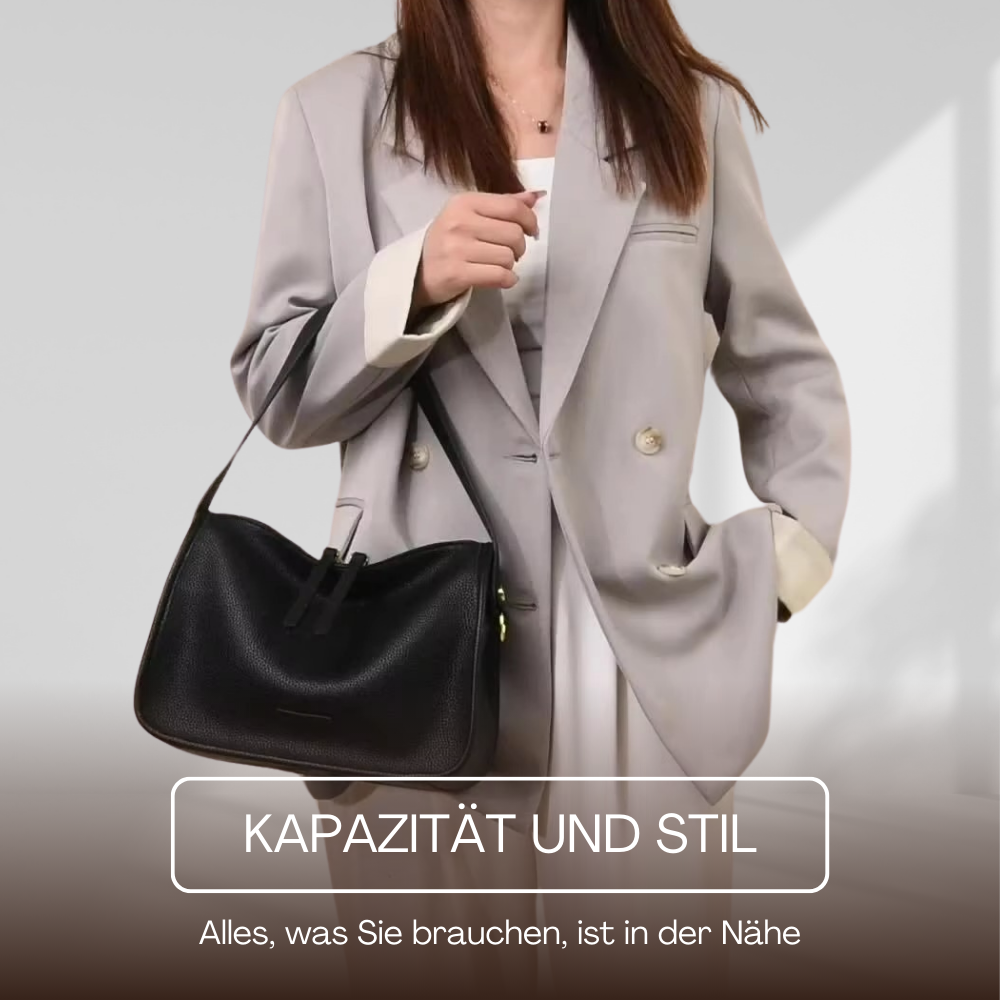 BERK | Strukturierte Leder-Umhängetasche