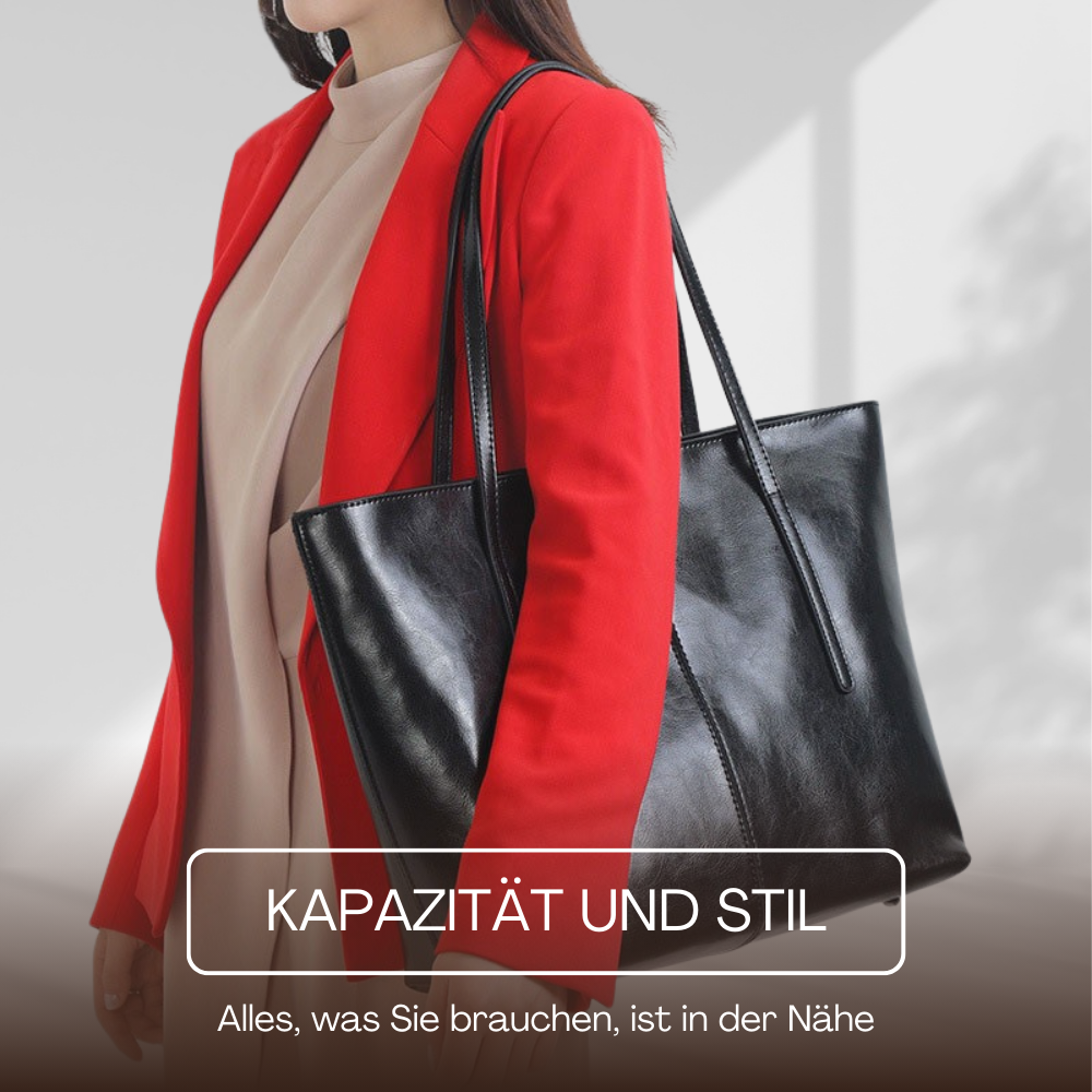 BERK | Shoppertasche aus klassischem Glattleder