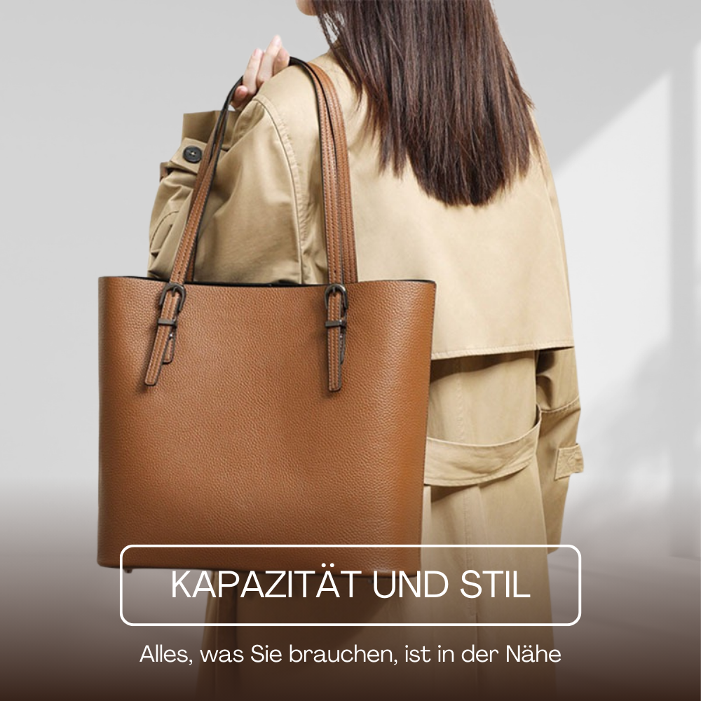 BERK | Klassische und elegante Tote Bag aus Leder