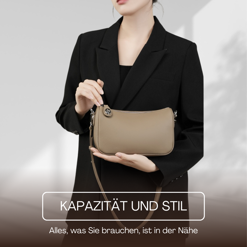 BERK | Einfache alltägliche Crossbody-Ledertasche