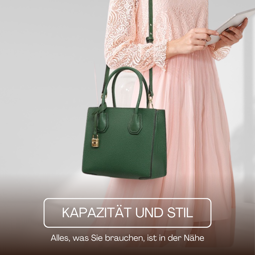 BERK | Handtasche aus strukturiertem, gekörntem Leder