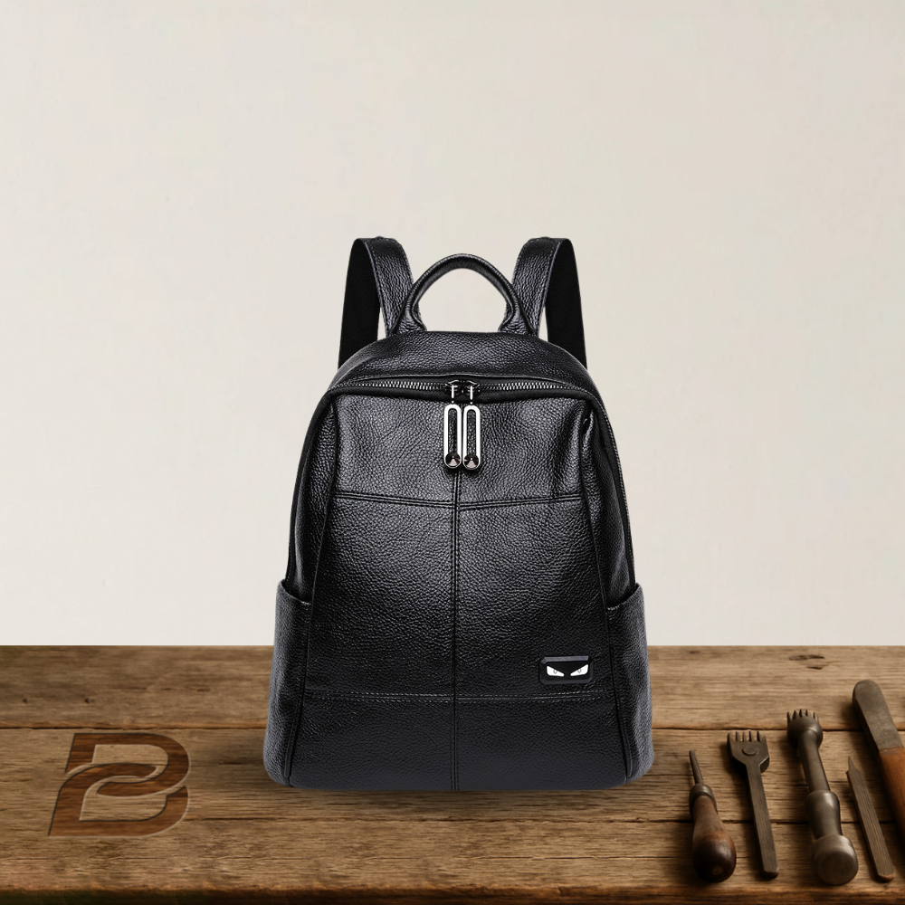 BERK | Laptop-sicherer Lederrucksack