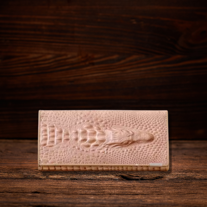 BERK | Elegante Geldbörse mit Kroko-Prägung