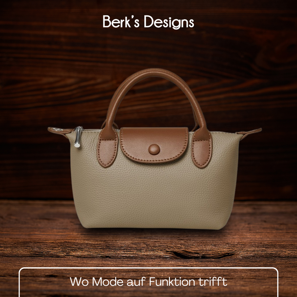 BERK | Trendiges klassisches Design Lederhandtasche