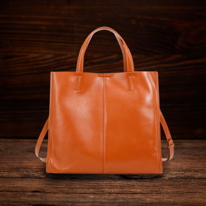 BERK | Klassische Leder-Tasche mit Top-Griff