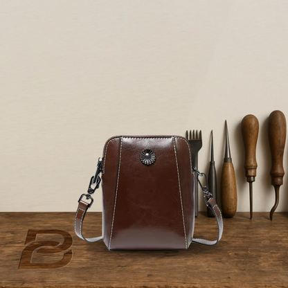 BERK | Klassische Leder-Crossbody-Tasche