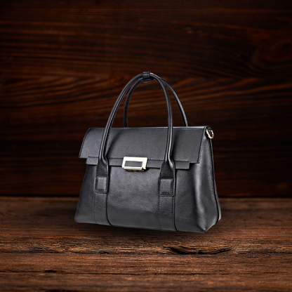 BERK | Echtes Leder Schloss Schnalle Tasche