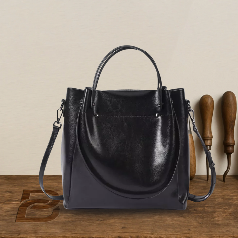 BERK | Elegante Zwei-Wege-Tasche aus echtem Leder