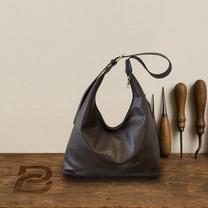 BERK | Leder-Messenger-Tasche mit großem Fassungsvermögen