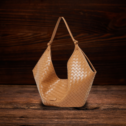 BERK | Tasche aus gewebtem Leder mit großem Fassungsvermögen
