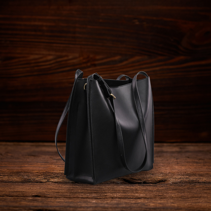 BERK | Retro-Tragetasche aus echtem Leder