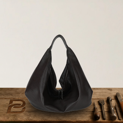 BERK | Hochwertige Leder-Tote-Tasche in Übergröße
