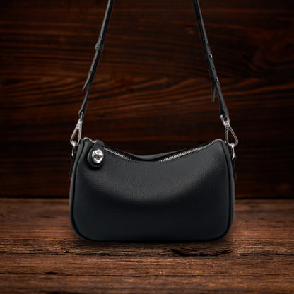 BERK | Einfache alltägliche Crossbody-Ledertasche