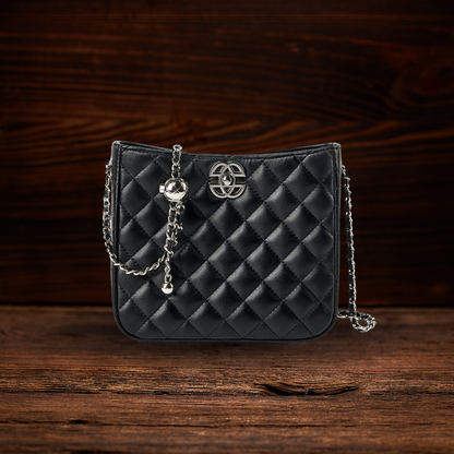 BERK | Elegante Ledertasche im Diamant-Stil