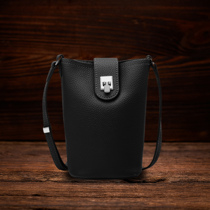 BERK | Vertikale Crossbody-Tasche aus Leder