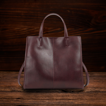 BERK | Klassische Leder-Tasche mit Top-Griff