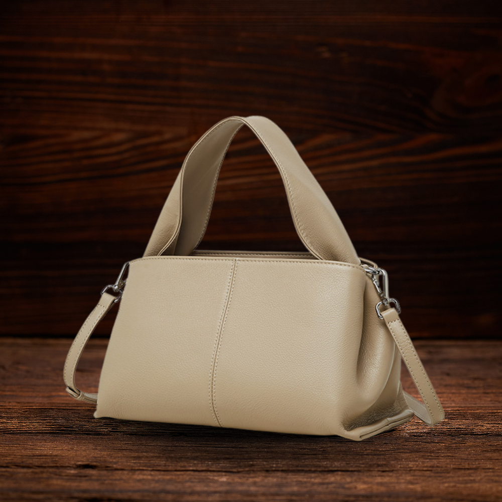 BERK | Klassische Damen-Retro-Tasche aus echtem Leder