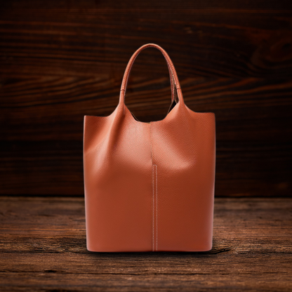 BERK | Leder-Tote mit verstärktem Griff und Etui