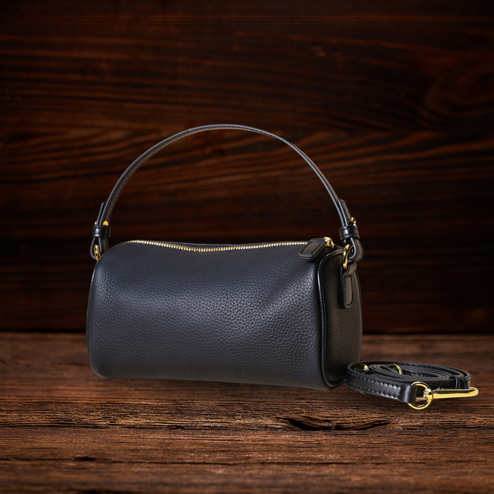 BERK | Schlanke Lederhandtasche - Umhängetasche