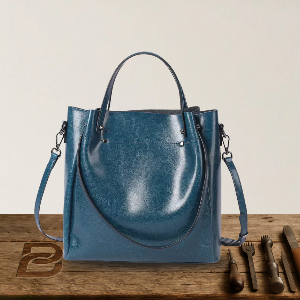 BERK | Elegante Zwei-Wege-Tasche aus echtem Leder