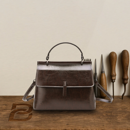 BERK | Eleganter Schulranzen aus Glattleder