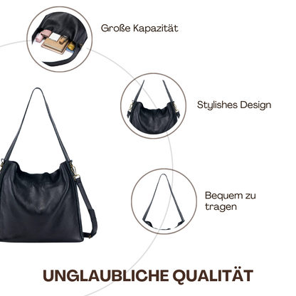 BERK | Tote Tasche aus echtem Rindsleder