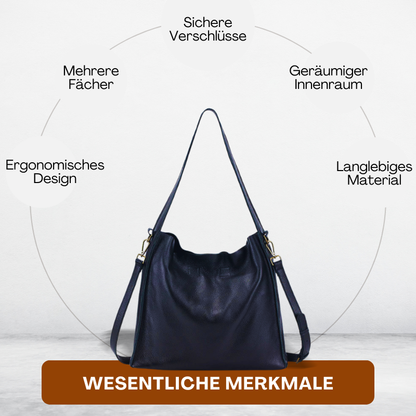 BERK | Tote Tasche aus echtem Rindsleder