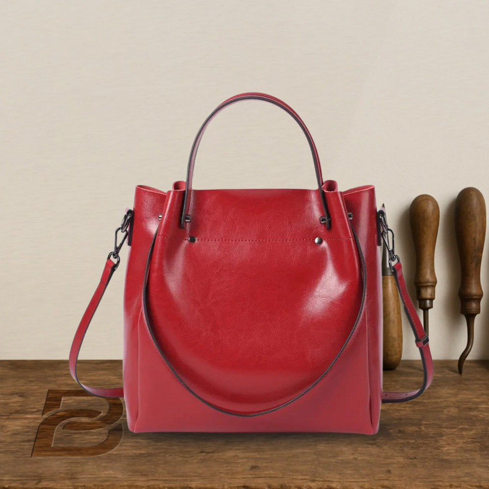 BERK | Elegante Zwei-Wege-Tasche aus echtem Leder