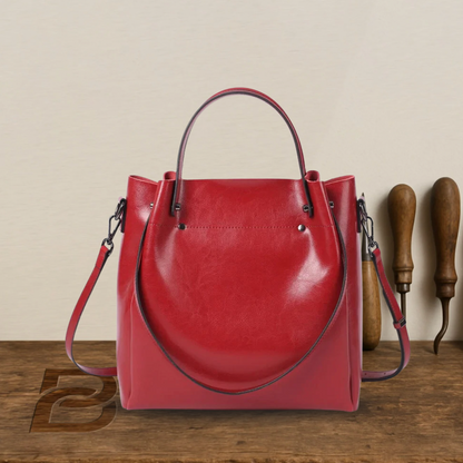 BERK | Elegante Zwei-Wege-Tasche aus echtem Leder