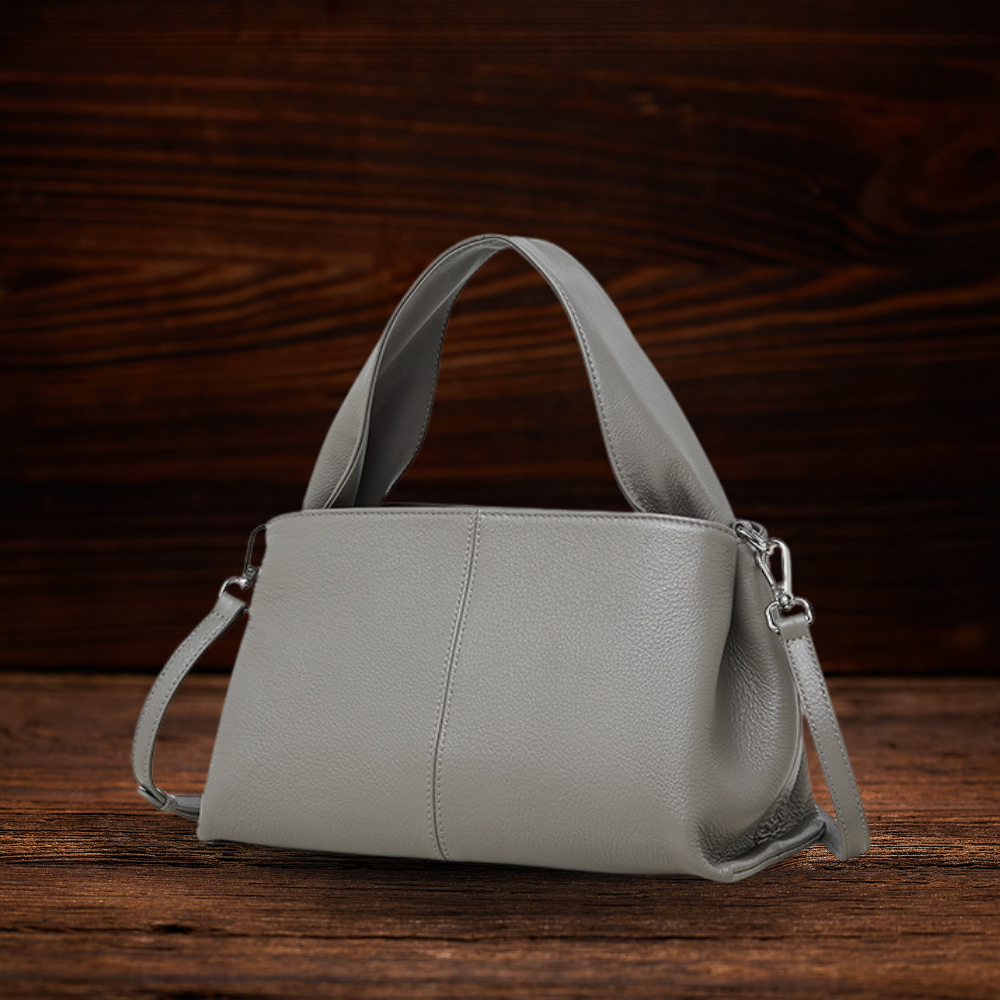 BERK | Klassische Damen-Retro-Tasche aus echtem Leder