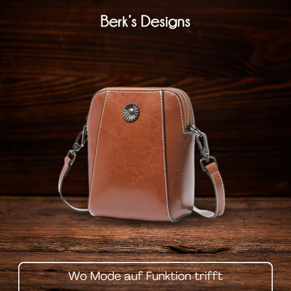BERK | Klassische Leder-Crossbody-Tasche