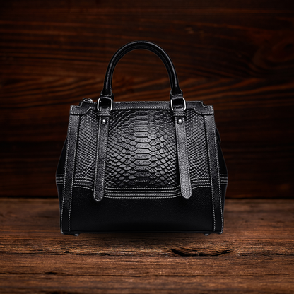 BERK | Elegante Tasche aus strukturiertem Leder