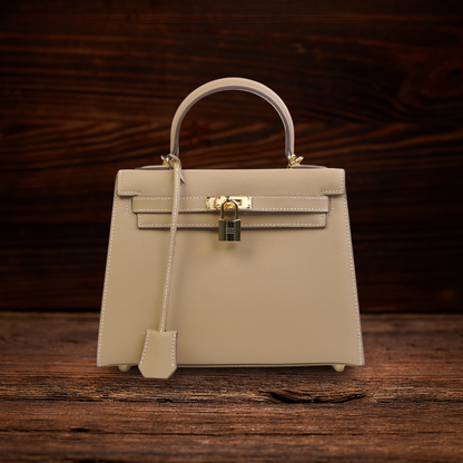 BERK | Elegante Lederhandtasche mit Seitenriemen