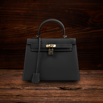 BERK | Elegante Lederhandtasche mit Seitenriemen
