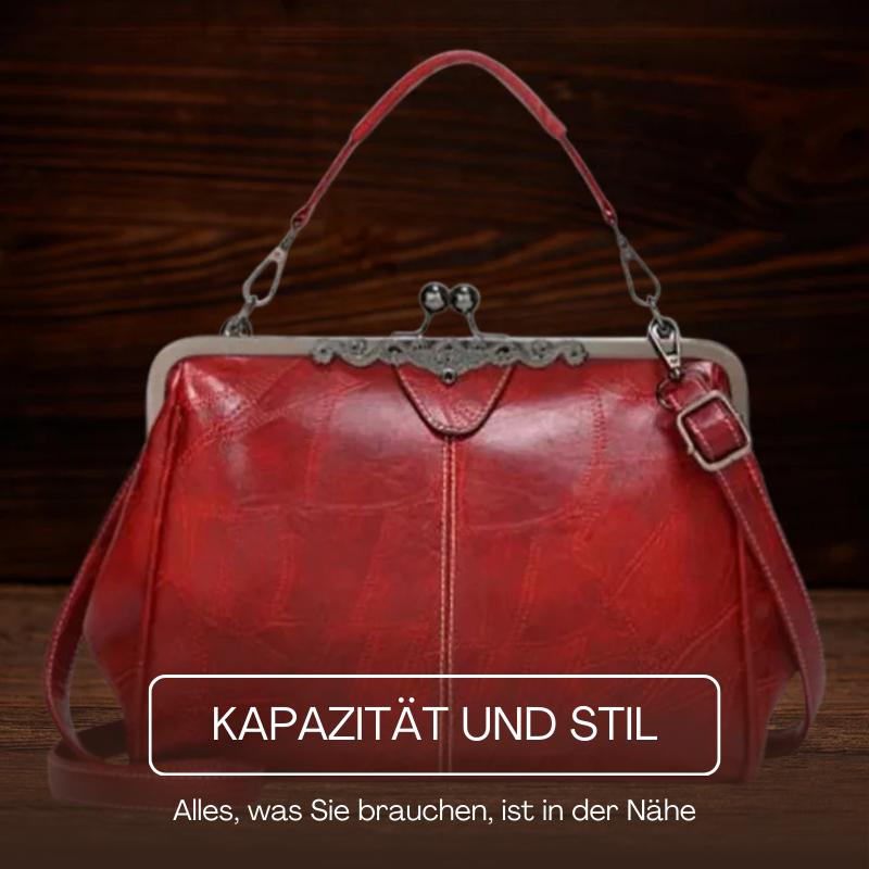 BERK | Vintage Kuss-Schloss Handtasche