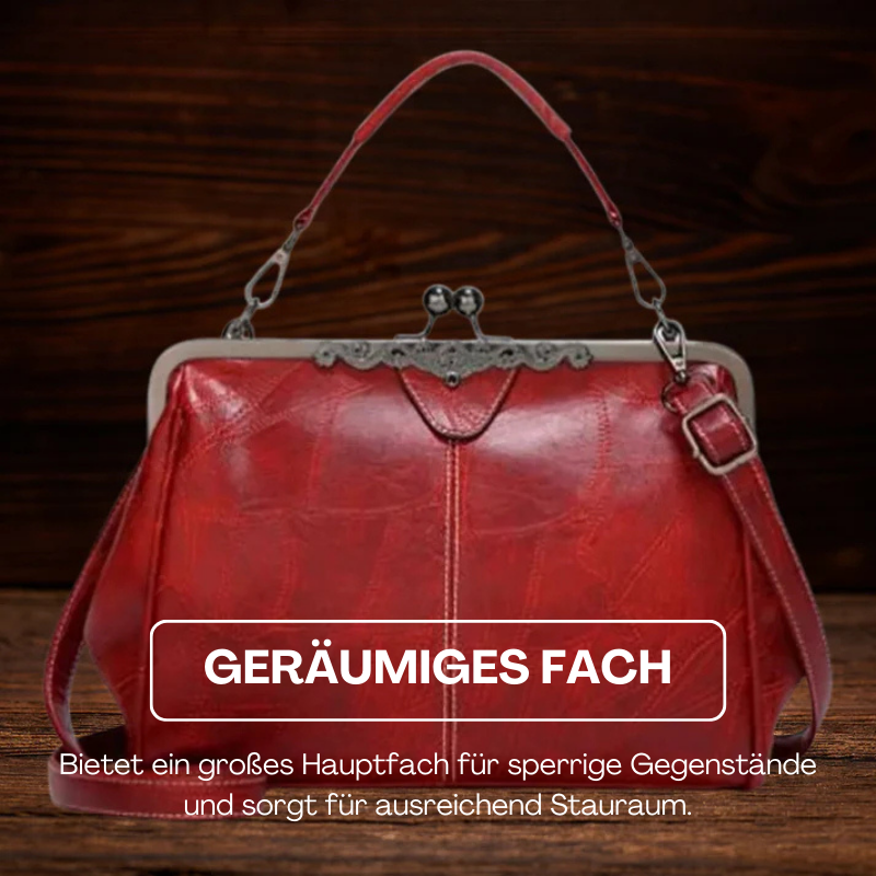 BERK | Vintage Kuss-Schloss Handtasche
