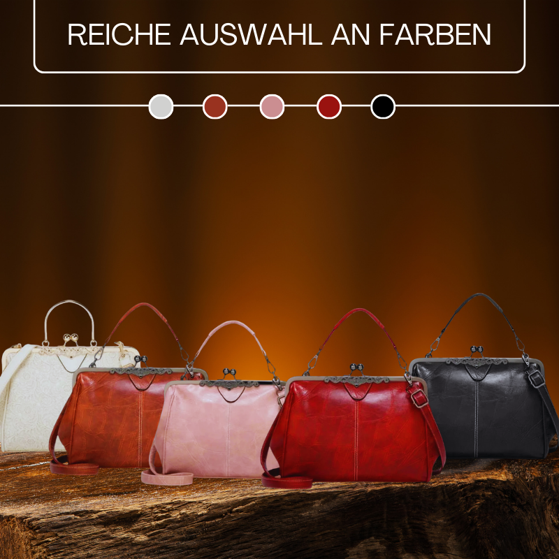 BERK | Vintage Kuss-Schloss Handtasche