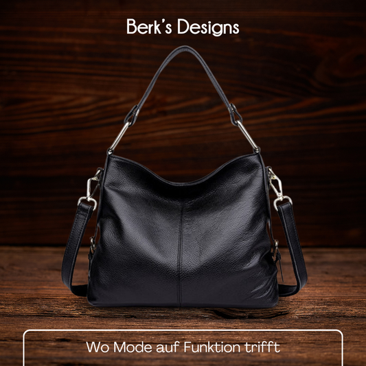 BERK | Echtes Leder Mode Umhängetasche