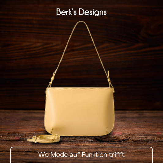 BERK | Minimalistische Ledertasche mit glatter Oberfläche