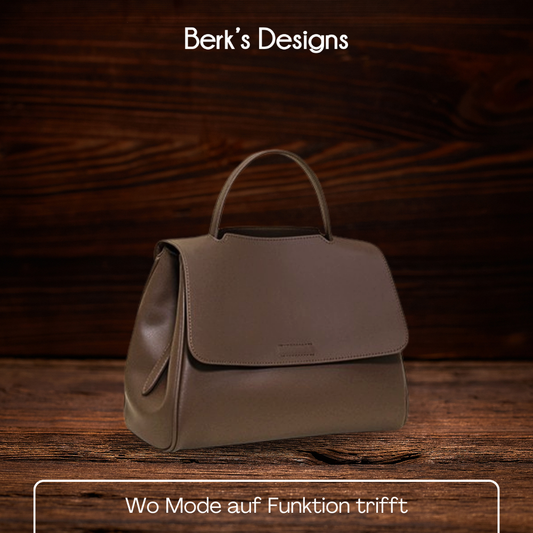 BERK | Minimalistische klassische Ledertasche