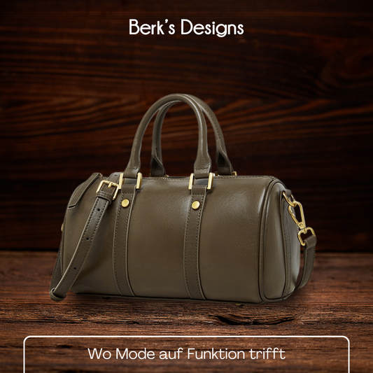 BERK | Maillard Vintage Handtasche aus echtem Leder
