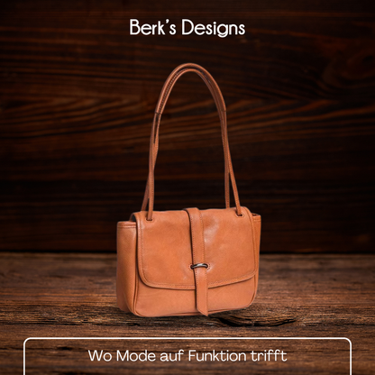 BERK | Minimalistische Leder-Umhängetasche