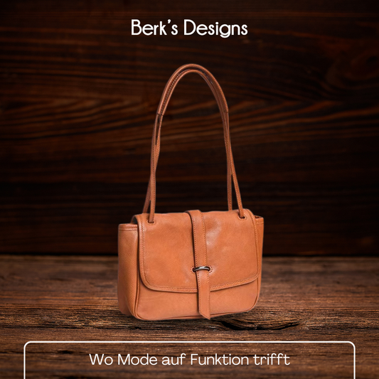 BERK | Minimalistische Leder-Umhängetasche