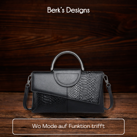 BERK | Luxus-Tasche mit Kroko-Prägung