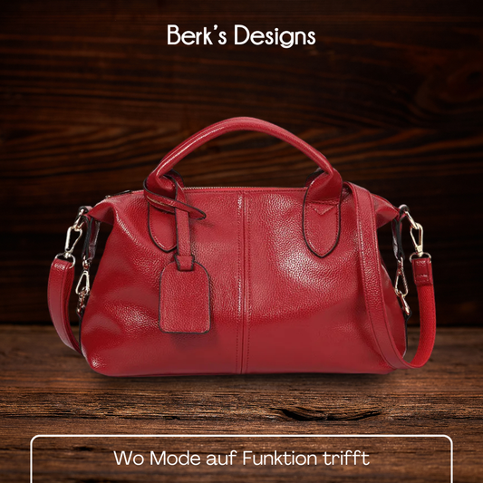 BERK | Weiche Narbung Elegante Ledertasche