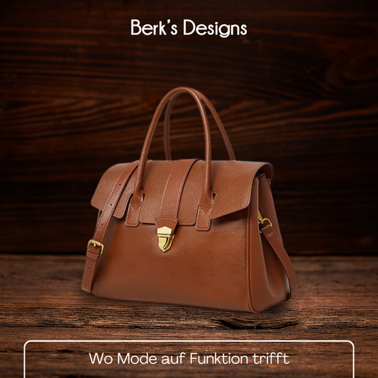 BERK | Klassische geräumige Cabrio-Handtasche