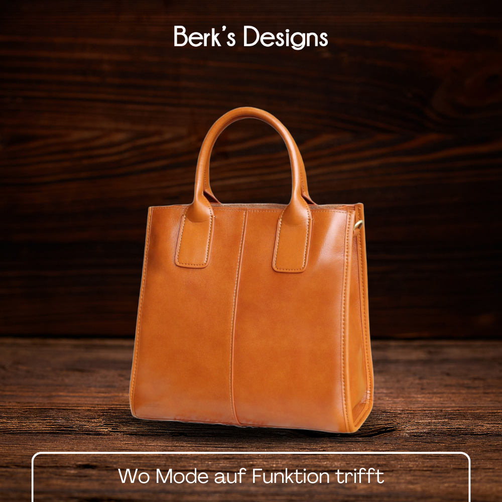 BERK | Klassische Lederhandtasche